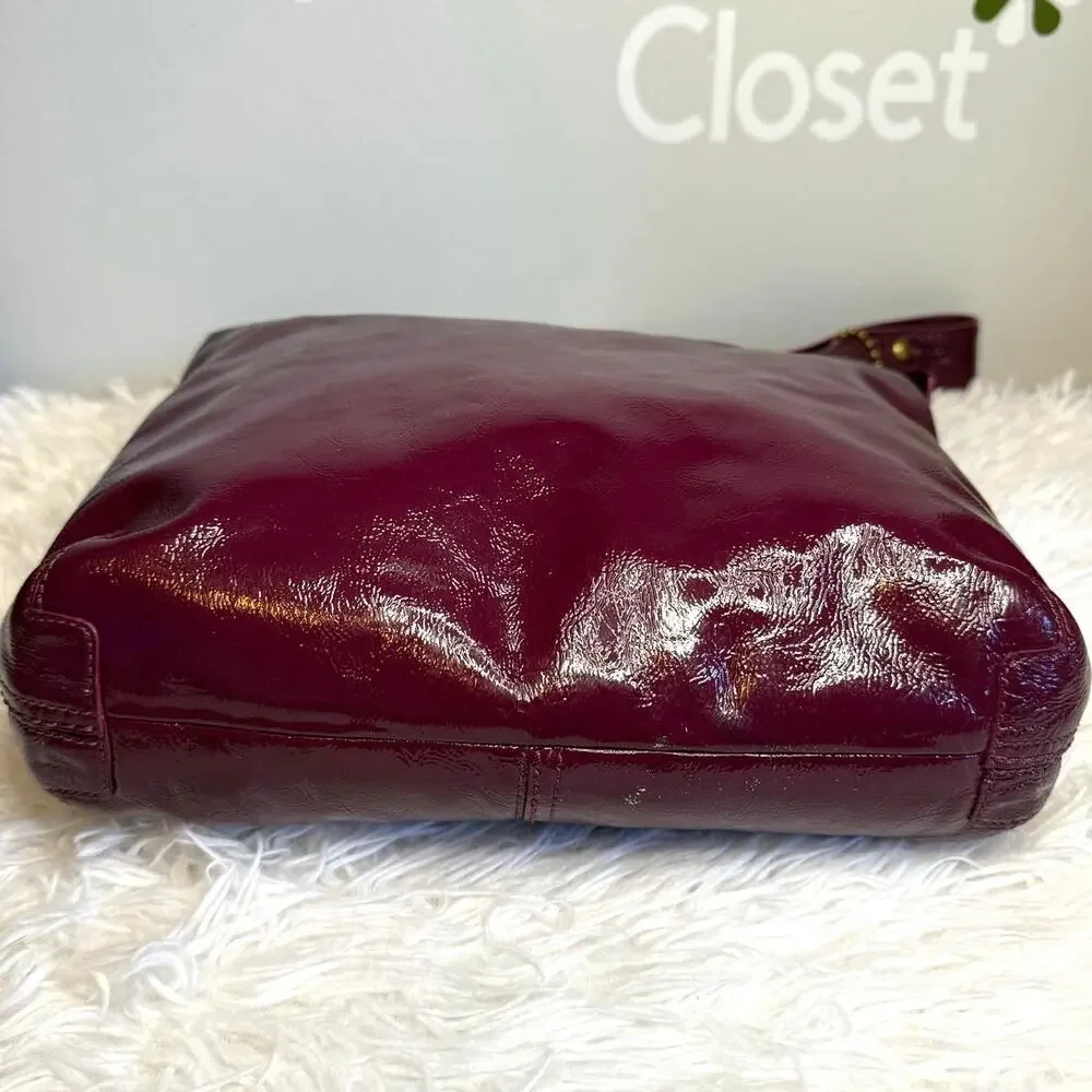 y2k COACH Patent Leather Hobo Shoulder bag Crossbody